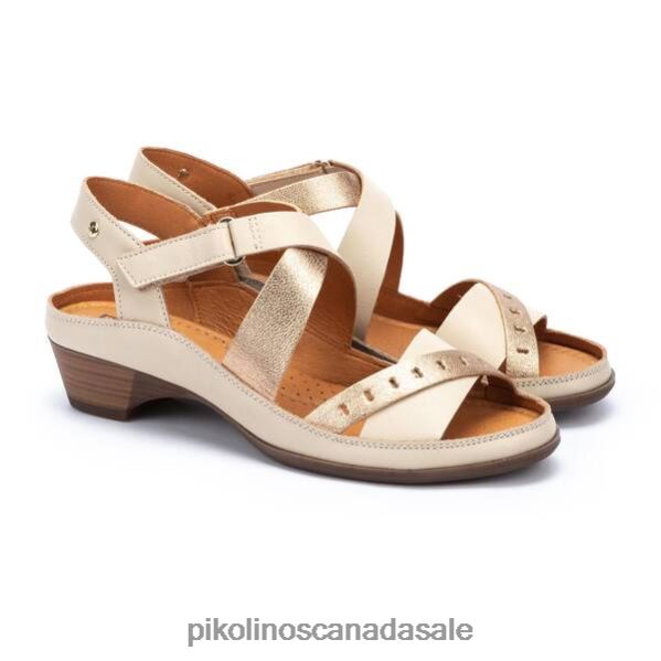 HUELVA Huelva wedges with bandeau strap Women Marfil 4604J702 Pikolinos Footwear