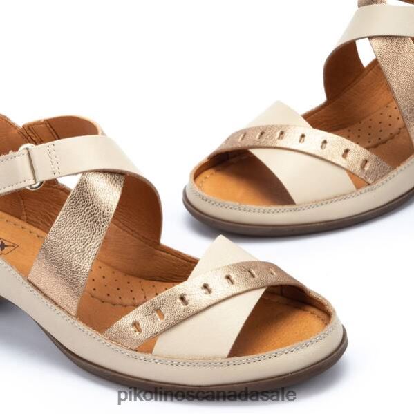 HUELVA Huelva wedges with bandeau strap Women Marfil 4604J702 Pikolinos Footwear