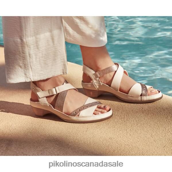 HUELVA Huelva wedges with bandeau strap Women Marfil 4604J702 Pikolinos Footwear