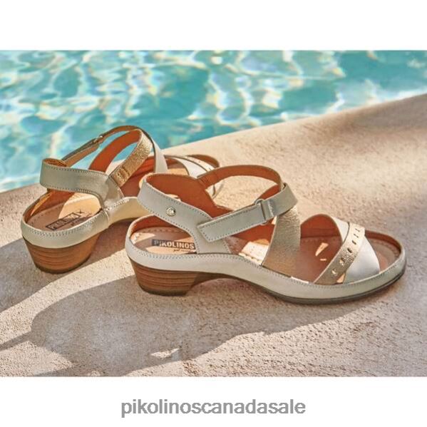 HUELVA Huelva wedges with bandeau strap Women Marfil 4604J702 Pikolinos Footwear