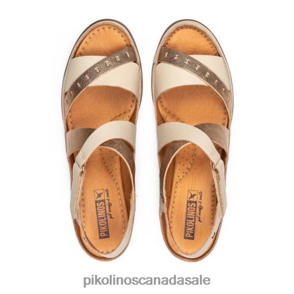 HUELVA Huelva wedges with bandeau strap Women Marfil 4604J702 Pikolinos Footwear