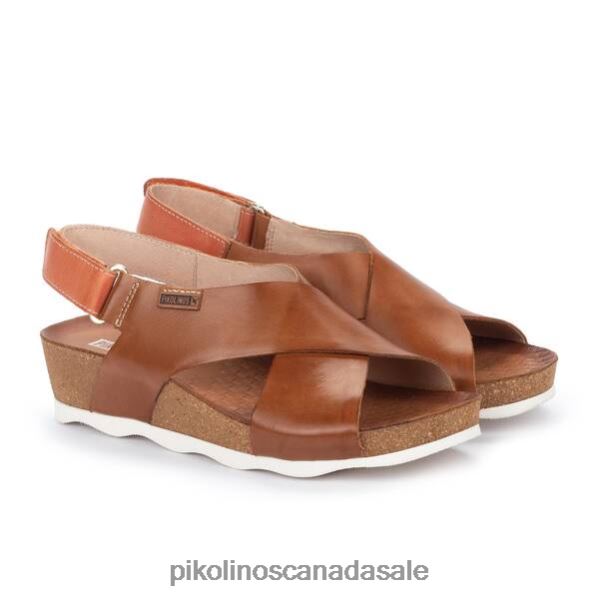 MAHON cross-strapped sandals Women Brandy 4604J34 Pikolinos Footwear