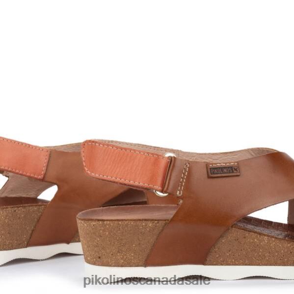 MAHON cross-strapped sandals Women Brandy 4604J34 Pikolinos Footwear