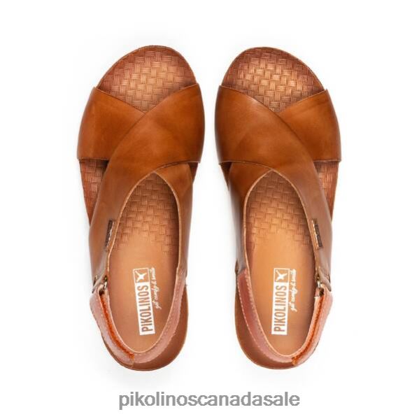 MAHON cross-strapped sandals Women Brandy 4604J34 Pikolinos Footwear
