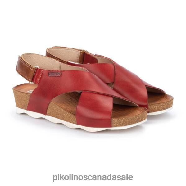 MAHON cross-strapped sandals Women Coral 4604J729 Pikolinos Footwear