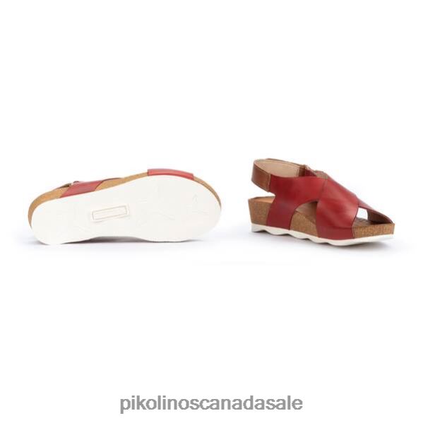 MAHON cross-strapped sandals Women Coral 4604J729 Pikolinos Footwear