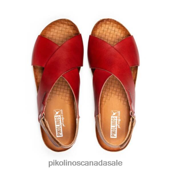 MAHON cross-strapped sandals Women Coral 4604J729 Pikolinos Footwear