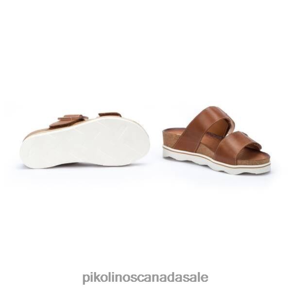 MENORCA bio design sandals with adjustable strap closure Women Brandy 4604J97 Pikolinos Footwear