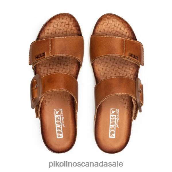 MENORCA bio design sandals with adjustable strap closure Women Brandy 4604J97 Pikolinos Footwear