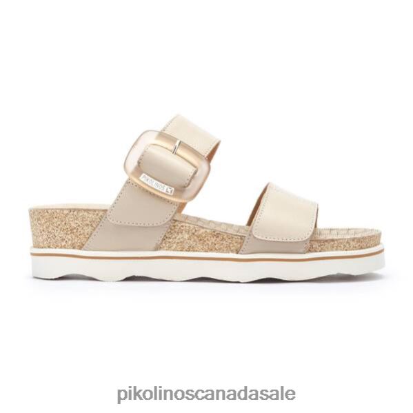 MENORCA bio design sandals with adjustable strap closure Women Marfil 4604J100 Pikolinos Footwear