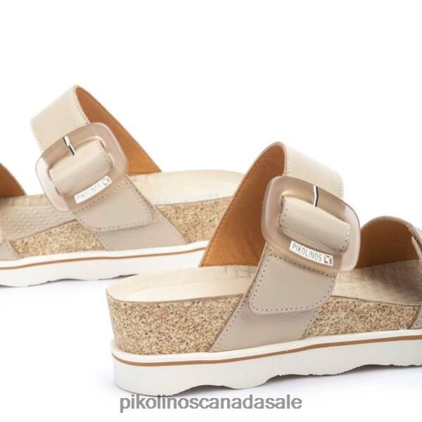 MENORCA bio design sandals with adjustable strap closure Women Marfil 4604J100 Pikolinos Footwear