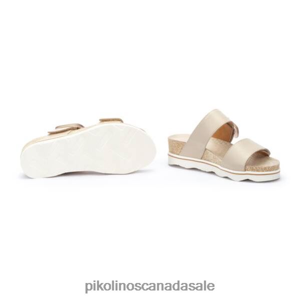 MENORCA bio design sandals with adjustable strap closure Women Marfil 4604J100 Pikolinos Footwear
