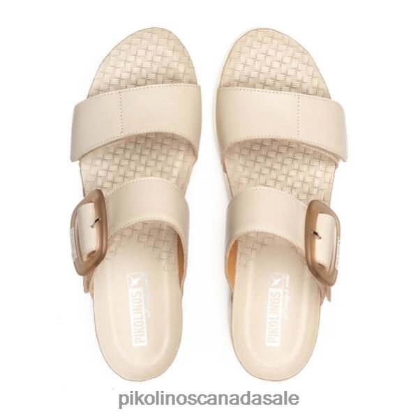 MENORCA bio design sandals with adjustable strap closure Women Marfil 4604J100 Pikolinos Footwear