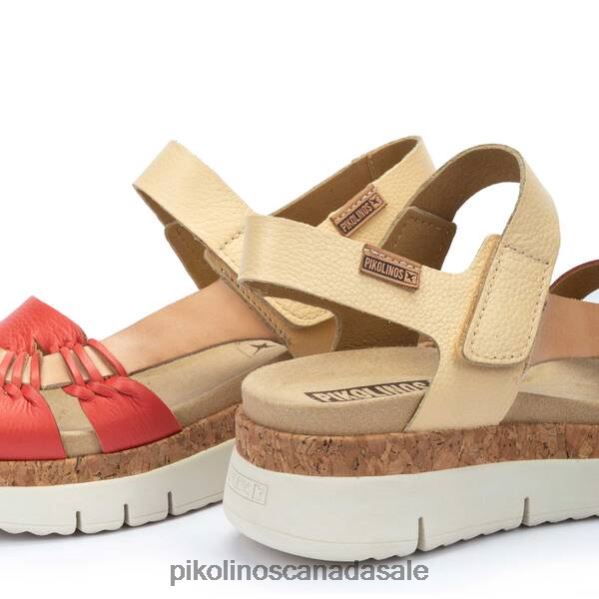 PALMA multicolor leather sport sandals Women Cream 4604J110 Pikolinos Footwear