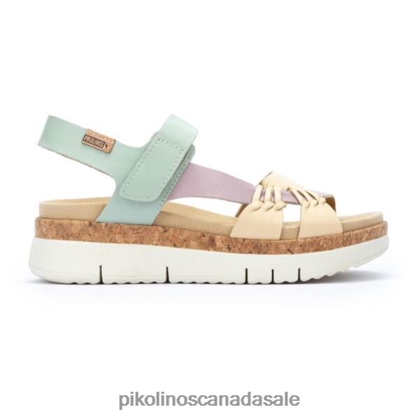 PALMA multicolor leather sport sandals Women Mint 4604J117 Pikolinos Footwear