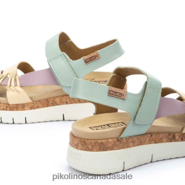 PALMA multicolor leather sport sandals Women Mint 4604J117 Pikolinos Footwear