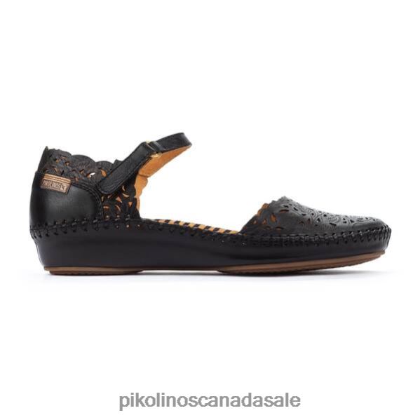 P. VALLARTA ballet pump with ankle fastening Women Black 4604J18 Pikolinos Footwear