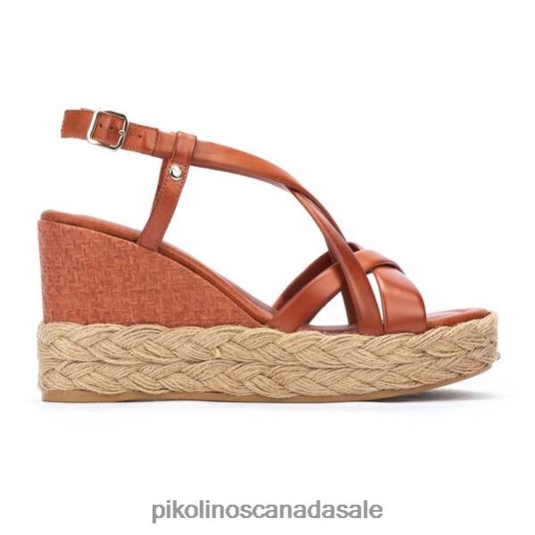 RONDA Strappy wedges Women Brick 4604J108 Pikolinos Footwear