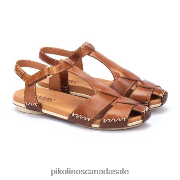 TENERIFE Tenerife leather ankle strap sandals Women Brandy 4604J713 Pikolinos Footwear