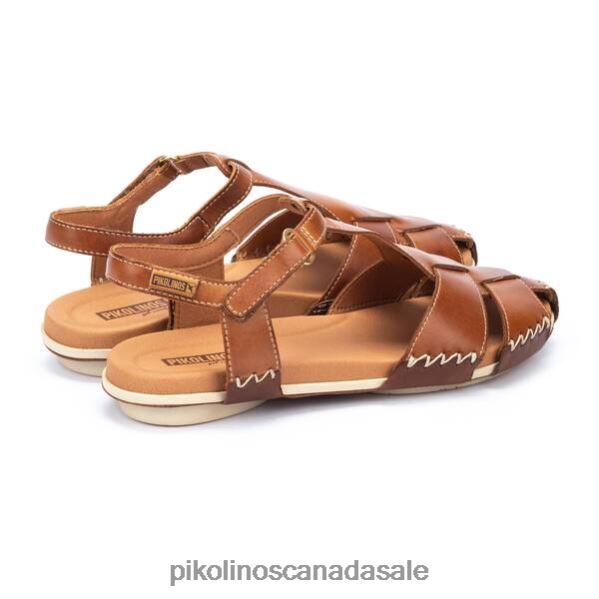 TENERIFE Tenerife leather ankle strap sandals Women Brandy 4604J713 Pikolinos Footwear