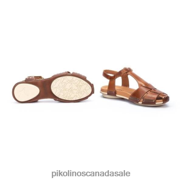 TENERIFE Tenerife leather ankle strap sandals Women Brandy 4604J713 Pikolinos Footwear