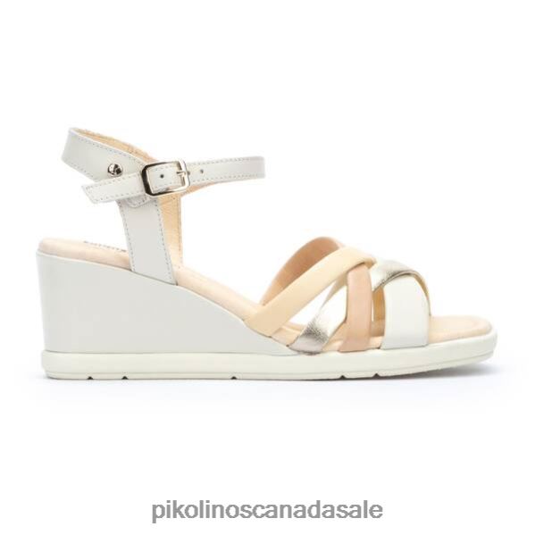 TEULADA wedge sandals with buckle closure Women Nata-Carra 4604J118 Pikolinos Footwear
