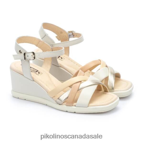 TEULADA wedge sandals with buckle closure Women Nata-Carra 4604J118 Pikolinos Footwear