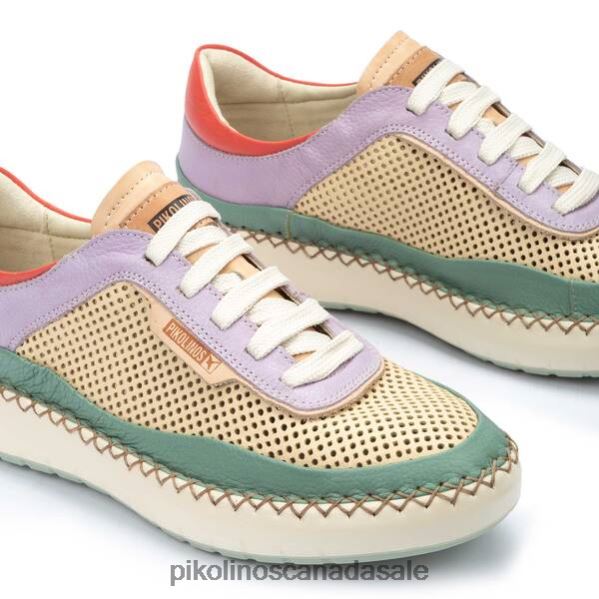 MESINA sneakers with die-cut vamp Women Mint 4604J229 Pikolinos Footwear