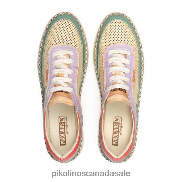 MESINA sneakers with die-cut vamp Women Mint 4604J229 Pikolinos Footwear