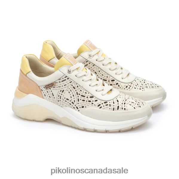 NERJA sneakers with die-cut leather Women Nata 4604J174 Pikolinos Footwear