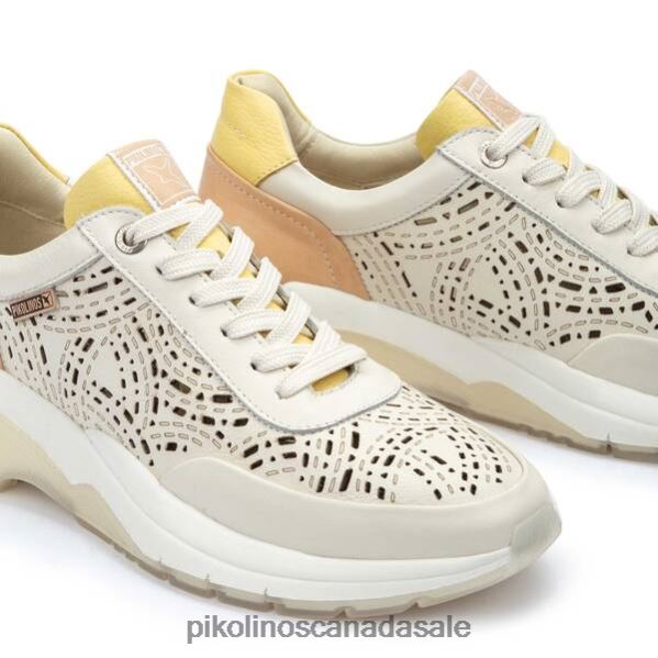 NERJA sneakers with die-cut leather Women Nata 4604J174 Pikolinos Footwear