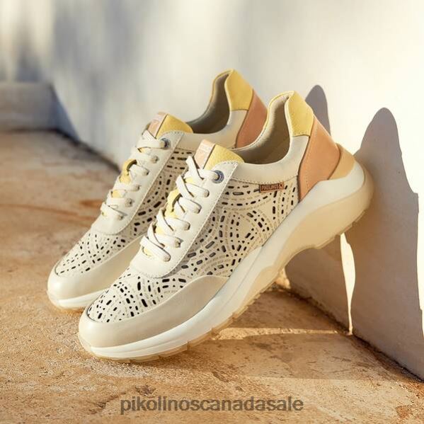 NERJA sneakers with die-cut leather Women Nata 4604J174 Pikolinos Footwear