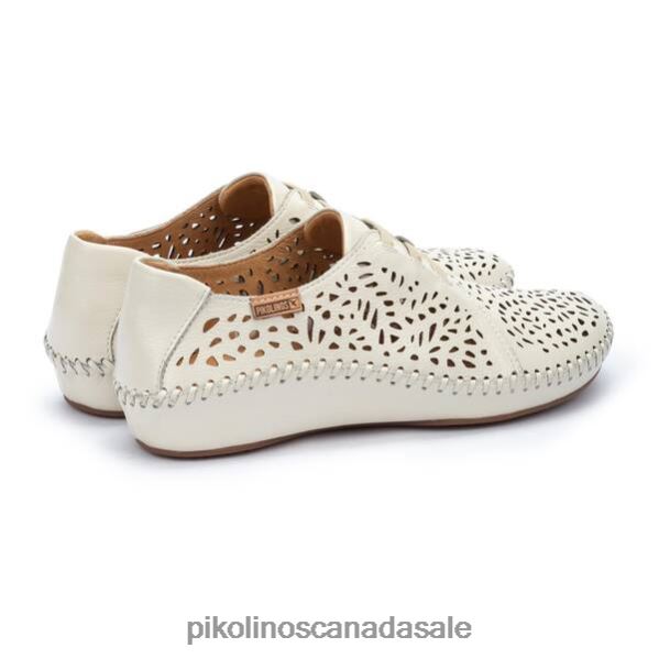 P. VALLARTA sneaker in die-cut leather Women Nata 4604J250 Pikolinos Footwear