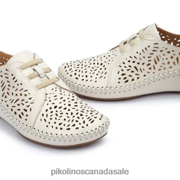 P. VALLARTA sneaker in die-cut leather Women Nata 4604J250 Pikolinos Footwear