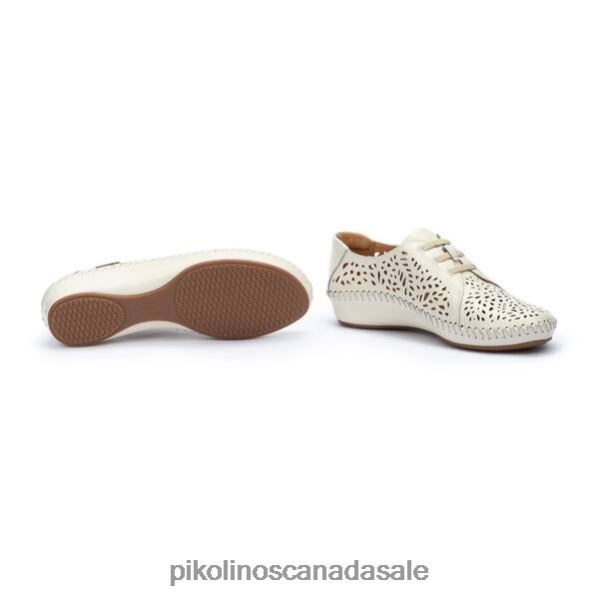 P. VALLARTA sneaker in die-cut leather Women Nata 4604J250 Pikolinos Footwear