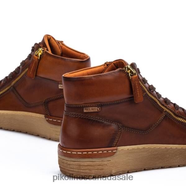 VITORIA High-top sneaker with zip Women Cuero 4604J190 Pikolinos Footwear