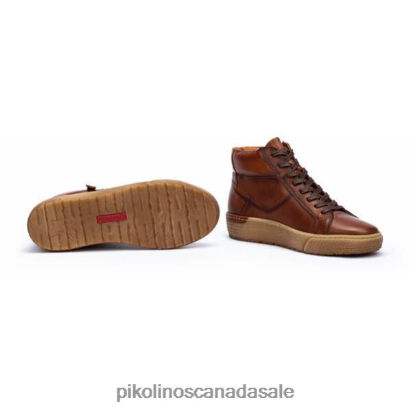 VITORIA High-top sneaker with zip Women Cuero 4604J190 Pikolinos Footwear